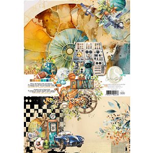 Colecao PLAY - Bloco A4 (21 x 30,5cm) - Carina Sartor