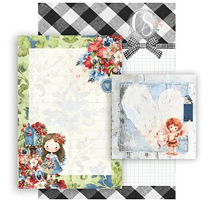 Coleção AMORECOS SET Bloquinhos (90g,  2Uni) AMO14A - Carina Sartor