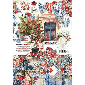 Coleção AMORECOS - Bloco 21x30,5cm (A4 c/20 fls, 240g) AMO000 - Carina Sartor
