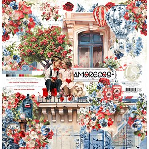 Coleção AMORECOS - Bloco 30,5 x 30,5cm (18 fls 240g) AMO00 - Carina Sartor