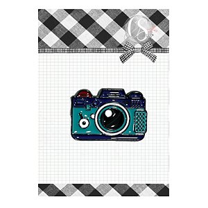 Coleção AMORECOS - Pin Metal Camera (1pç) AMO30 - Carina Sartor