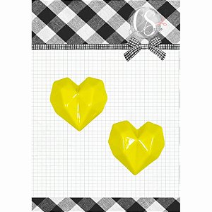 Coleção PICCOLI - Coracao Resina (2pçs) - PIC15 - Carina Sartor