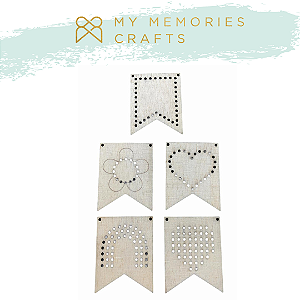 Coleção My Memories II - Banderola para Bordar - My Memories Crafts