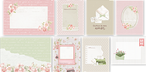 Coleção Cartas para Você - Cards Cartas do meu amor - Juju Scrapbook