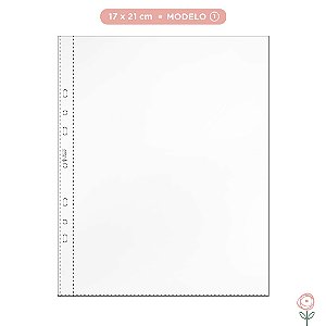 Plásticos para Album 17x21cm - Modelo 1 - JuJu Scrapbook