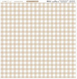Coleção COISAS PARA CONTAR - Xadrez - Folha 0803 - 180g - Decore Craft