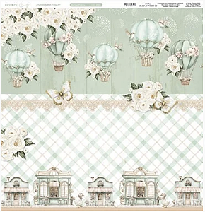 Coleção COISAS PARA CONTAR - Balões Shabby - Folha 0801 - 180g - Decore Craft