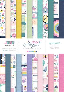 Coleção Doce Alegria - Bloco A4 - Juju Scrapbook