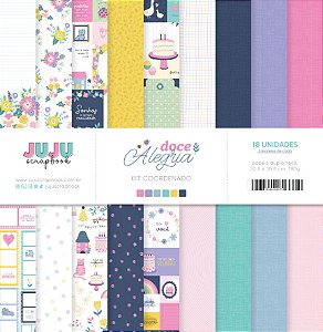 Coleção Doce Alegria - Kit Coordenado - Juju Scrapbook