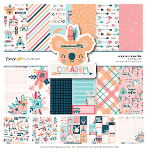 Coleção CORAGEM - Bl 30,5 x 30,5 - Lemon Scrapbook