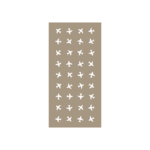 Coleção LOGO ALI - Stencil Avião (1pç) ALI25 - Carina Sartor