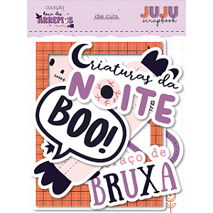 Colecao Hora dos Arrepios - Die Cuts Sinistro - Juju Scrapbook