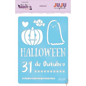 Coleção Hora dos Arrepios - Stencil Gostosuras - Juju Scrapbook