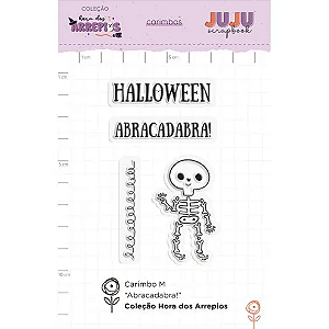 Coleção Hora dos Arrepios - Carimbo M Abracadabra! - Juju Scrapbook
