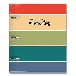 Album Scrap Minuto Cores Basicas - JuJu Scrapbook