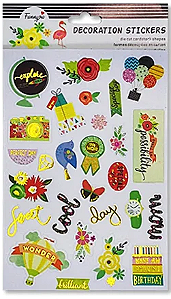 Cartela Adesivos em Papel EXPLORE - Apex