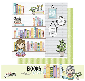 Coleção BOOKS LOVER - Folha So Many Books so little Time - Goodies