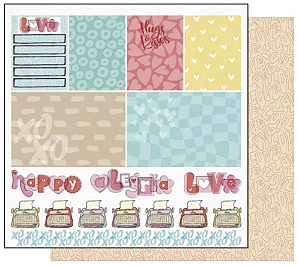 Coleção POR AMOR - Folha Escreva uma Cartinha - Goodies