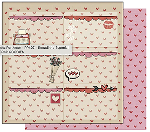 Coleção POR AMOR - Folha Recadinho Especial - Goodies
