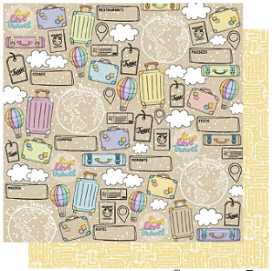 Coleção LET'S GO - Folha Malas Prontas? - Goodies