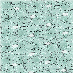 Coleção TODAS AS CORES - Folha Nuvens e mais Nuvenzinhas - Goodies