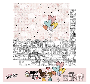 Coleção HOME IS WHERE MY HEART IS - Folha Onde esta Meu Coração? - Goodies