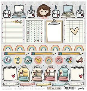 Coleção VIDA DE GAROTA - Folha Mochilas e Laptops - Goodies