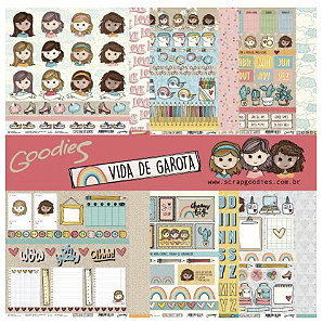 Coleção VIDA DE GAROTA - Folha Tintas & Cor - Goodies
