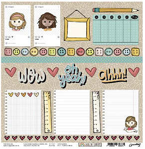 Coleção VIDA DE GAROTA - Folha Planos e Metas - Goodies