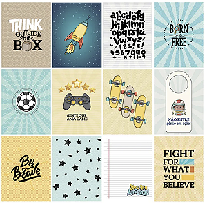 Coleção VIDA DE GAROTO - Folha Ficha Técnica - Goodies