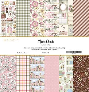 Coleção Minha Cidade - Bloco 30,5x30,5 - MCID-08 - My Memories Crafts