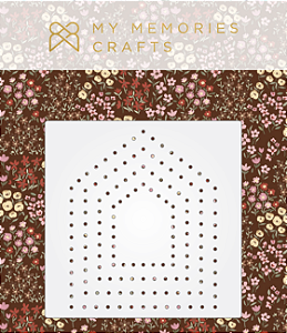 Coleção Minha Cidade - Régua de Costura - Casinha - MCID-15 - My Memories Crafts