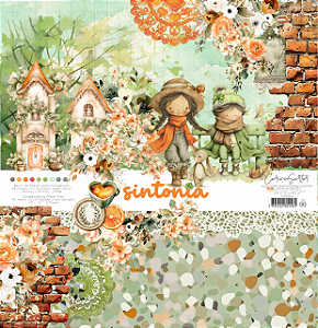 Coleção SINTONIA Papel Bloco 30,5x30,5cm - SIN00 - Carina Sartor