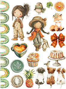 Coleção SINTONIA - Cartela Adesivo DTF UV Imagem - 1 pecas - SIN23 - Carina Sartor