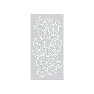 Coleção SINTONIA - Stencil Laranjas - 1 Peca - SIN26