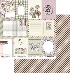 Coleção Minha Cidade - Folha 03 - 30,5x30,5  - MCID-03 - My Memories Crafts