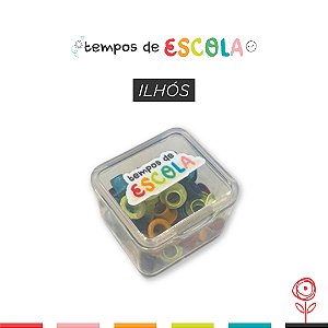 Coleção Tempos de Escola - Ilhós - Juju Scrapbook