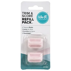 METRIC TRIM & SCORE REFILL BLADE (Refil de Lâmina Rosa) - We R