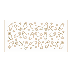 Coleção MEU DENGO - Stencil Alfinetinhos (1pç) DEN22 - Carina Sartor
