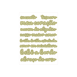 Coleção MEU DENGO - Cartela Adesivo DTF - TÍTULOS - DEN20 - Carina Sartor