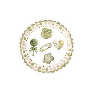 Coleção MEU DENGO - Acrilico Shaker Box - MOLDURA (6pçs) DEN16 - Carina Sartor