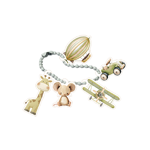 Coleção MEU DENGO - Chaveiro em Acrilico - MENINO (6pçs) DEN12b - Carina Sartor