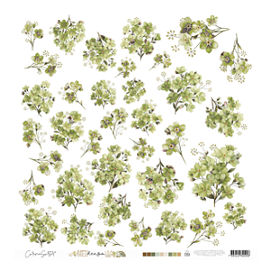 Coleção MEU DENGO - Papel Vegetal FLORES (140g) DEN09 - Carina Sartor