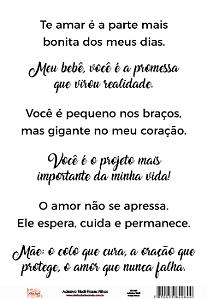 Adesivo Têxtil FRASES FILHOS - Arte Fácil