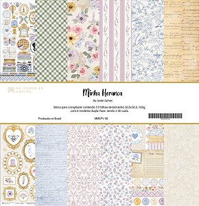 Coleção Minha Herança - Bloco 30,5x30,5 - MHR-08 - My Memories Crafts