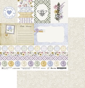 Coleção Minha Herança - Folha 06 - 30,5 x 30,5cm - MHR-06 - My Memories Crafts