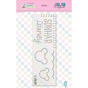 Coleção Um Mundo de Maravilhas - Régua de Costura Sonhando - Juju Scrapbook
