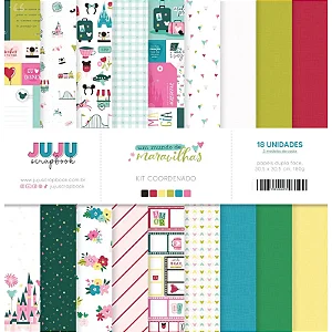 Kit Coordenado - Colecao Um Mundo de Maravilhas