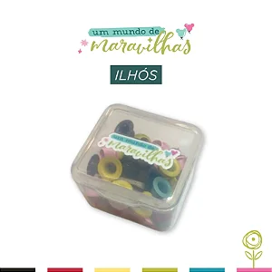 Coleção Um Mundo de Maravilhas - Ilhós - Juju Scrapbook