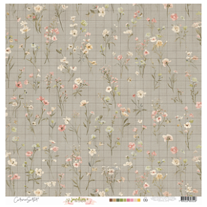 Colecao JARDIM DE PAPEL - Papel Vegetal - FLORES (140g) - Carina Sartor